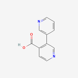 molecular formula C11H8N2O2 B11902068 [3,3'-Bipyridine]-4-carboxylic acid 