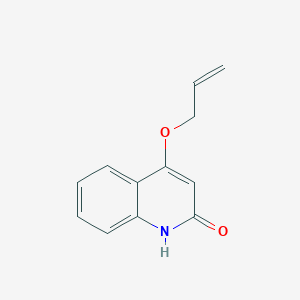 molecular formula C12H11NO2 B11902152 4-prop-2-enoxy-1H-quinolin-2-one CAS No. 42997-26-2