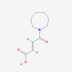 molecular formula C10H15NO3 B11902172 4-(Azepan-1-yl)-4-oxobut-2-enoic acid CAS No. 307941-87-3