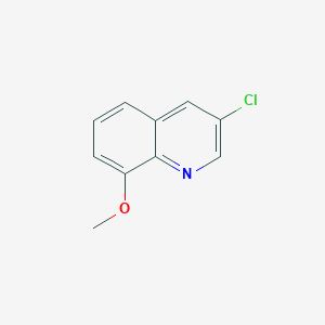 molecular formula C10H8ClNO B11902210 3-Chloro-8-methoxyquinoline 