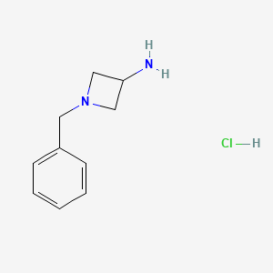 molecular formula C10H15ClN2 B11902332 1-Benzylazetidin-3-amine hydrochloride 