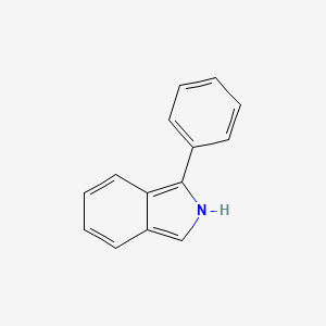 molecular formula C14H11N B11902372 1-phenyl-2H-isoindole CAS No. 19023-49-5