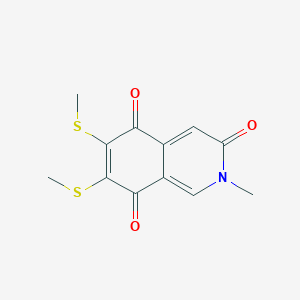 molecular formula C12H11NO3S2 B119024 Perfragilin B CAS No. 146764-79-6