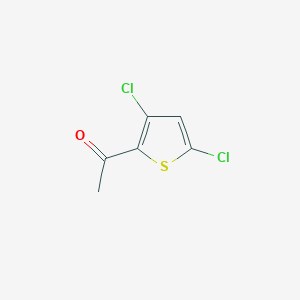 molecular formula C6H4Cl2OS B11902539 1-(3,5-Dichloro-thiophen-2-yl)-ethanone 