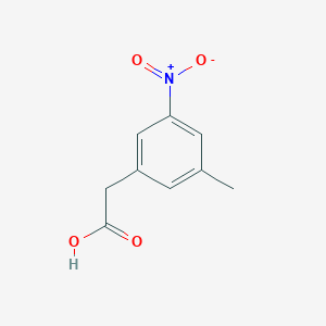 molecular formula C9H9NO4 B11902552 2-(3-Methyl-5-nitrophenyl)acetic acid 