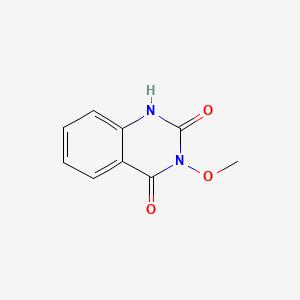 molecular formula C9H8N2O3 B11902560 3-methoxy-1H-quinazoline-2,4-dione CAS No. 41120-18-7