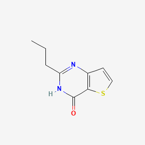 molecular formula C9H10N2OS B11902602 2-Propylthieno[3,2-d]pyrimidin-4(3H)-one 