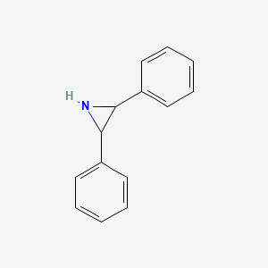 molecular formula C14H13N B11902680 2,3-Diphenylaziridine CAS No. 25125-72-8