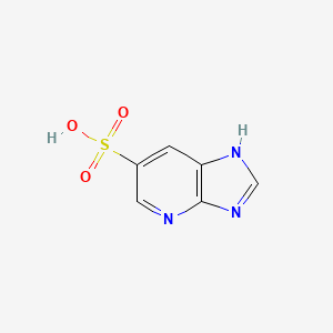 molecular formula C6H5N3O3S B11902794 1h-Imidazo[4,5-b]pyridine-6-sulfonic acid CAS No. 91160-06-4