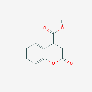 molecular formula C10H8O4 B11902867 2-Oxochroman-4-carboxylic acid 