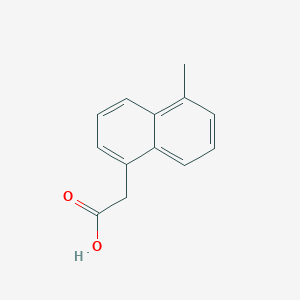 molecular formula C13H12O2 B11902898 1-Methylnaphthalene-5-acetic acid 