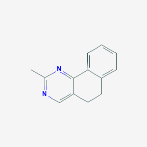 molecular formula C13H12N2 B11902917 2-Methyl-5,6-dihydrobenzo[h]quinazoline 