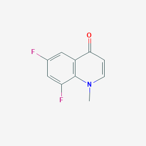 molecular formula C10H7F2NO B11902937 6,8-Difluoro-1-methylquinolin-4(1H)-one 