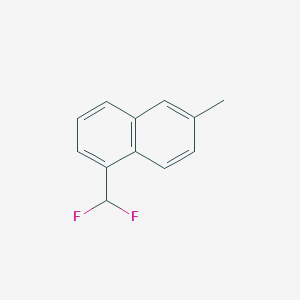 molecular formula C12H10F2 B11902959 1-(Difluoromethyl)-6-methylnaphthalene 