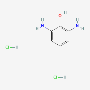 molecular formula C6H10Cl2N2O B11902995 2,6-Diaminophenol dihydrochloride 