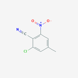 molecular formula C8H5ClN2O2 B11903007 2-Chloro-4-methyl-6-nitrobenzonitrile CAS No. 2112-15-4