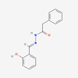 molecular formula C15H14N2O2 B1190304 N'-(2-hydroxybenzylidene)-2-phenylacetohydrazide 