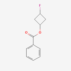 molecular formula C11H11FO2 B11903048 3-Fluorocyclobutyl benzoate 