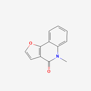 molecular formula C12H9NO2 B11903113 5-Methylfuro[3,2-C]quinolin-4(5H)-one 