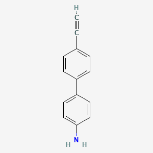 molecular formula C14H11N B11903132 4'-Ethynyl-[1,1'-biphenyl]-4-amine CAS No. 874362-76-2