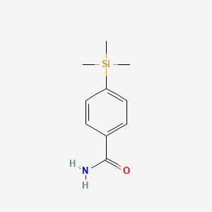 molecular formula C10H15NOSi B11903271 4-(Trimethylsilyl)benzamide CAS No. 17876-70-9