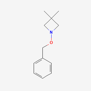 molecular formula C12H17NO B11903314 1-(Benzyloxy)-3,3-dimethylazetidine CAS No. 86044-00-0
