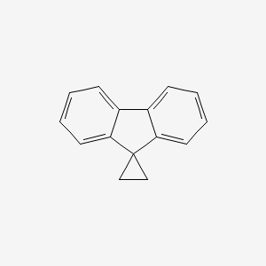 molecular formula C15H12 B11903436 Spiro[cyclopropane-1,9'-fluorene] 