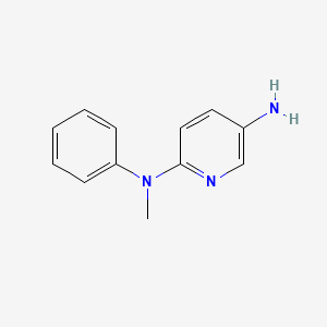 molecular formula C12H13N3 B11903465 N2-Methyl-N2-phenylpyridine-2,5-diamine 
