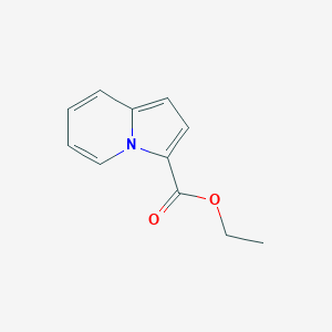 molecular formula C11H11NO2 B11903783 Ethyl indolizine-3-carboxylate 