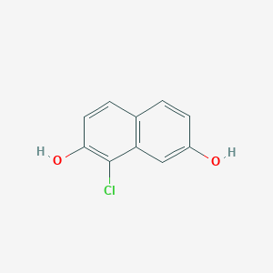 molecular formula C10H7ClO2 B11903813 1-Chloronaphthalene-2,7-diol CAS No. 2954-74-7