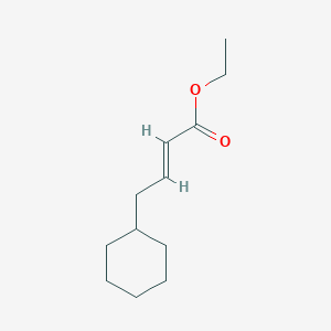 molecular formula C12H20O2 B11903817 Ethyl 4-cyclohexylbut-2-enoate 
