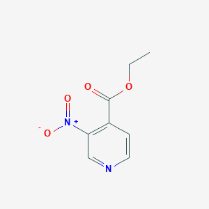 molecular formula C8H8N2O4 B11903926 Ethyl 3-nitroisonicotinate 