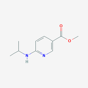 molecular formula C10H14N2O2 B11903975 Methyl 6-(isopropylamino)nicotinate 