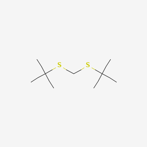 molecular formula C9H20S2 B11903994 Methane, bis(tert-butylthio)- 