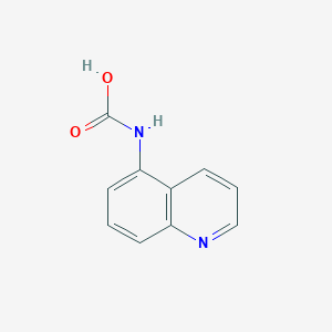 molecular formula C10H8N2O2 B11904039 Quinolin-5-ylcarbamic acid CAS No. 856086-93-6