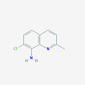 molecular formula C10H9ClN2 B11904047 7-Chloro-2-methylquinolin-8-amine 
