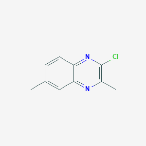 molecular formula C10H9ClN2 B11904091 2-Chloro-3,6-dimethylquinoxaline 