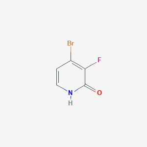 molecular formula C5H3BrFNO B11904138 4-Bromo-3-fluoropyridin-2-ol 