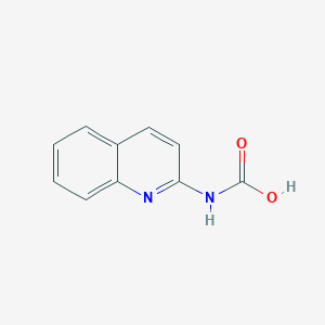 molecular formula C10H8N2O2 B11904149 Quinolin-2-ylcarbamic acid CAS No. 857209-32-6