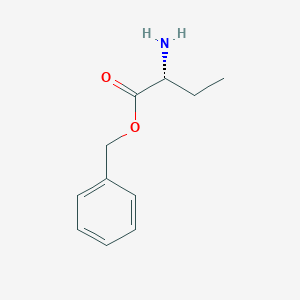 molecular formula C11H15NO2 B11904152 (R)-2-amino-butyric acid benzyl ester 