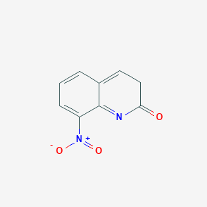 molecular formula C9H6N2O3 B11904173 8-nitroquinolin-2(3H)-one 