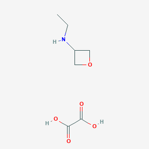 molecular formula C7H13NO5 B11904194 N-Ethyloxetan-3-amine oxalate 
