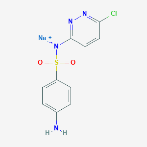 molecular formula C₁₀H₈ClN₄NaO₂S B119042 Prinzone CAS No. 23282-55-5