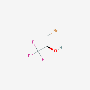molecular formula C3H4BrF3O B11904222 (S)-3-Bromo-1,1,1-trifluoropropan-2-ol 