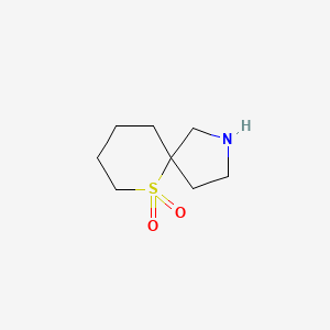 molecular formula C8H15NO2S B11904282 6-Thia-2-azaspiro[4.5]decane 6,6-dioxide 