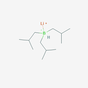 molecular formula C12H28BLi B11904418 Lithium;tris(2-methylpropyl)boranuide CAS No. 63717-73-7