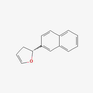 molecular formula C14H12O B11904453 (R)-2-(Naphthalen-2-yl)-2,3-dihydrofuran 