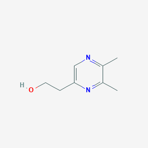 molecular formula C8H12N2O B119045 2-(5,6-Dimethylpyrazin-2-yl)ethanol CAS No. 142780-04-9