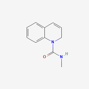 molecular formula C11H12N2O B11904550 Quinoline, 1,2-dihydro-1-methylcarbamoyl- CAS No. 30831-89-1