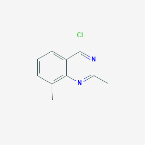 molecular formula C10H9ClN2 B11904596 4-Chloro-2,8-dimethylquinazoline CAS No. 1429782-20-6